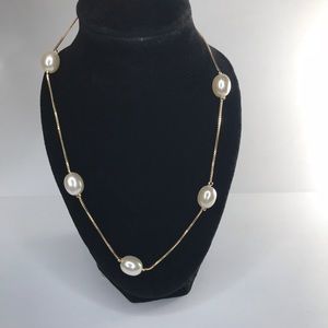 GF 18K necklace set with earrings
